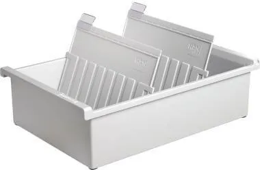 HAN Karteitrog 955-0-11 DIN A5 quer max. 1300Karten lichtgrau