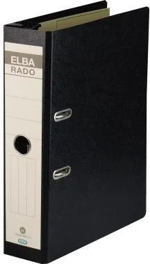 ELBA Hängeordner rado 100081047 DIN A4 75mm Hartpappe schwarz
