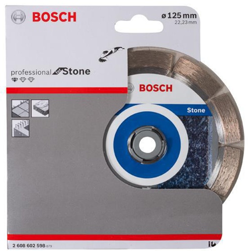 Bosch Diamanttrennscheibe Standard for Stone D.125mm Bohrungs-D.22,23mm gesintert