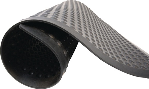 Arbeitsplatzbodenbelag schwarz Nitrilgummi COBA