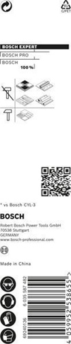 Bosch Steinbohrer Expert HEX-9 MultiConstruction Arbeits-L.60mm D.5,5mm L.100mm Gesamt