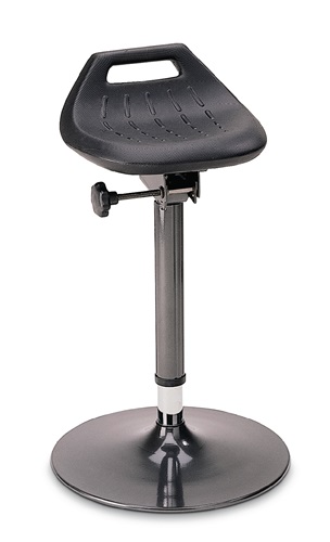 Stehhilfe Integralschaum Sitz-H.650-850mm STA anthrazit Tellerfuß BIMOS