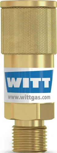 Schlauchkupplung SK 100-1,SK 100-2 Sauerstoff G 1/4Zoll RH AGS Körper WITT