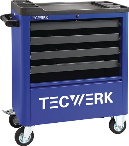 TECWERK Werkstattwagen B855xT400xH895mm 300kg 4 Schubl.Stahlbl.