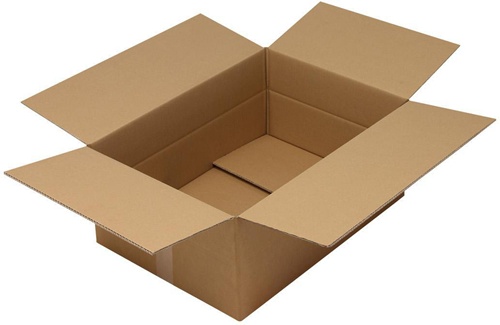 Faltkarton 2-wellig Maße 610x430x250mm A2 Qualität 2.3BC braun TRANSPAK