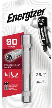 Energizer Taschenlampe E300695900 Metall LED +2AA silber