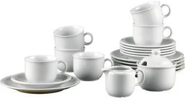 Seltmann Weiden Kaffeeservice Compact Uni 482-122 20tlg weiß