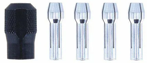 Bosch Spannzangen DREMEL® 0,8/1,6/2,4/3,2mm m.Spannmutter