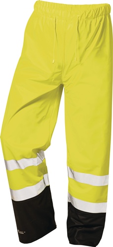 Warnschutzregenhose Dirk gelb/schwarz NORWAY