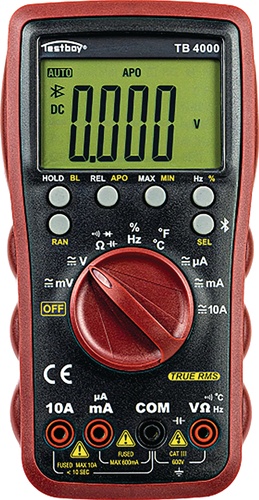 Multimeter TB 4000 0-600 V AC,0-600 V DC TRUE RMS TESTBOY