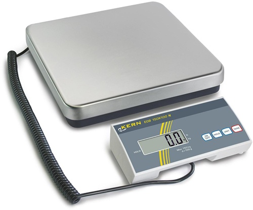 Paketwaage Wiegeplatte 315x305x65mm m.Display/9V Netzgerät VA Wiegeteller KERN