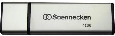 Soennecken USB-Stick 71616 2.0 4GB schwarz/silber