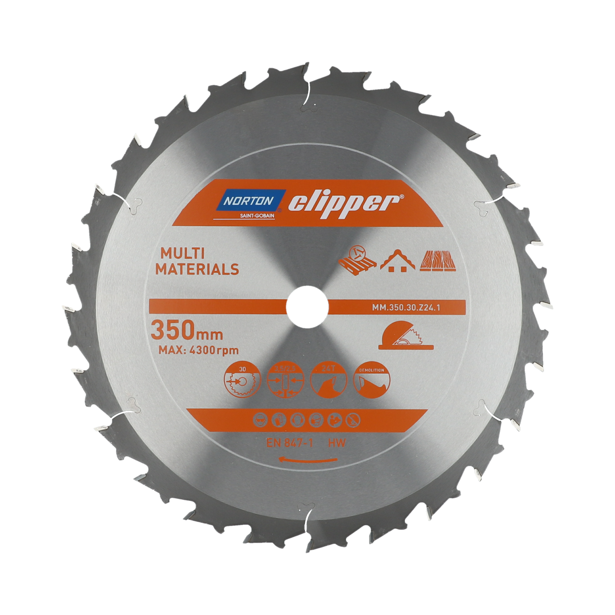 Norton Clipper Tischkreissägeblatt Pro Multimaterial