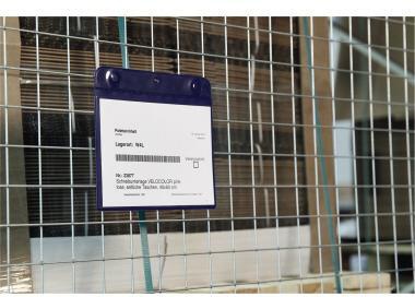 Veloflex Magnettasche 3905500 A5 quer PVC blau