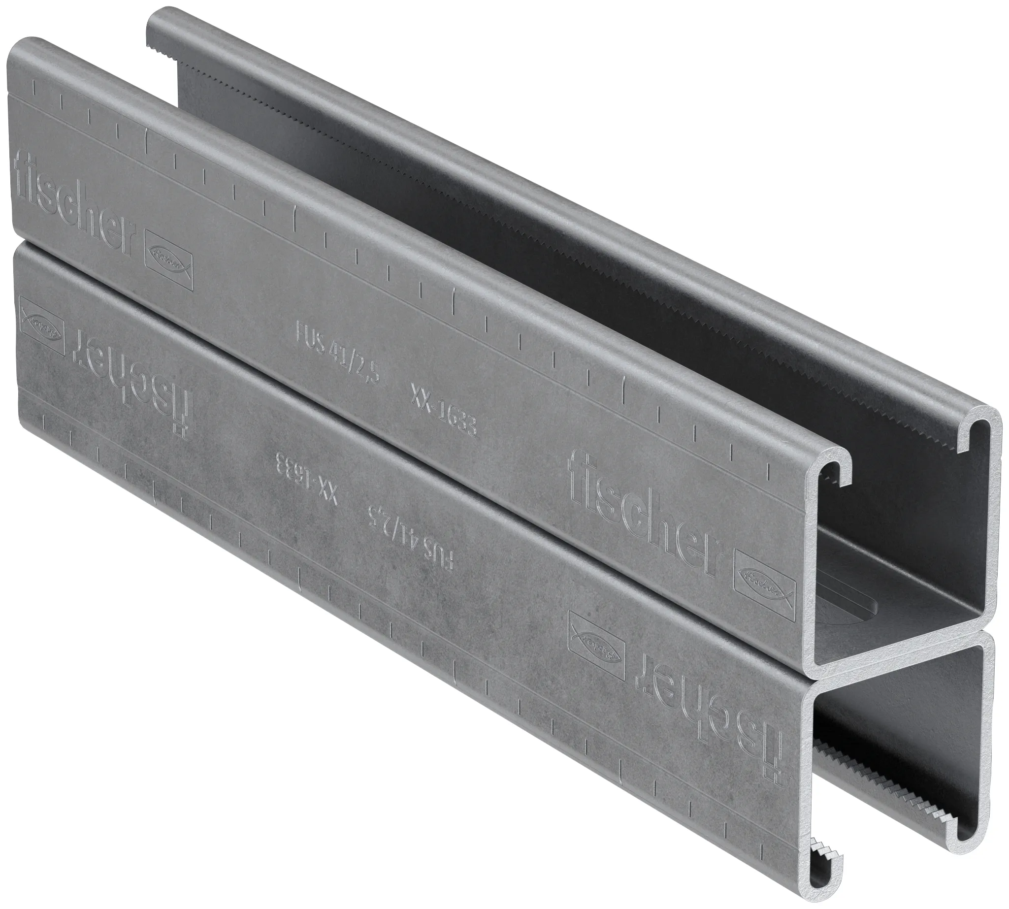 fischer Montageschiene FUS 41D/2,5 - 6 m feuerverzinkt