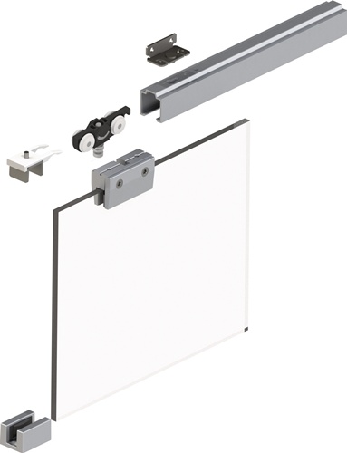 Schiebetürsystem 73 Glastüren 8/10 mm HELM