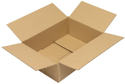 Faltkarton 1-wellig Höhenrillung Maße 310x220x100mm A4 Qualität 1.20 B braun