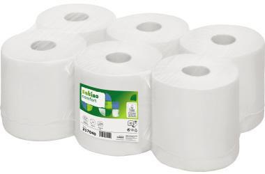 Satino Handtuchrolle 317040 20x35cm 300m 1lg RC hw 6St.