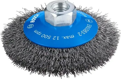 Bosch Kegelbürste Drahtstärke 0,3mm D.100mm Gew.M14 gewellter Draht Drehzahl