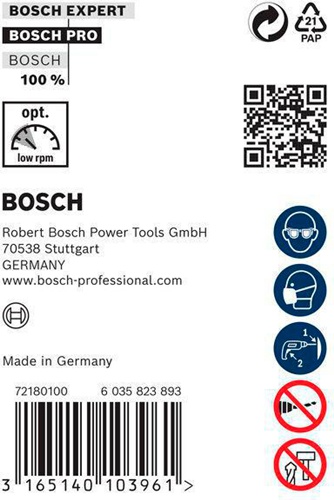 Bosch Schalungsbohrer PRO Wood D.12mm L.400mm SDS-plus HSS