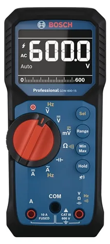 Bosch Multimeter GDM 600-15 Prof.600V AC/DC TRUE RMS