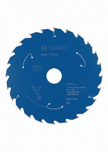 Bosch Kreissägeblatt Expert Wood AD190mm Z.24 WZ Bohr.30mm Schnitt-B.1,5mm
