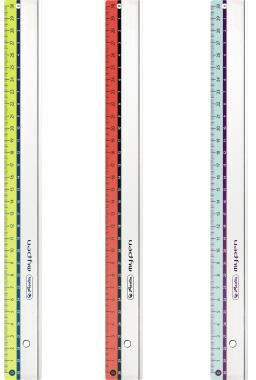 Herlitz Lineal my.pen 11367992 30cm Kunststoff sortiert