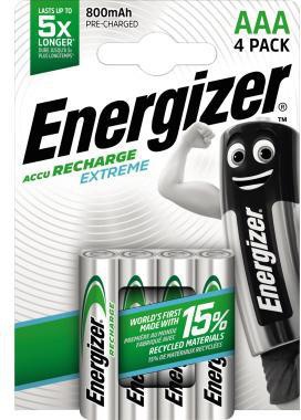 Energizer Akku Recharge Extreme E300624400 AAA/HR3 4 St./Pack.