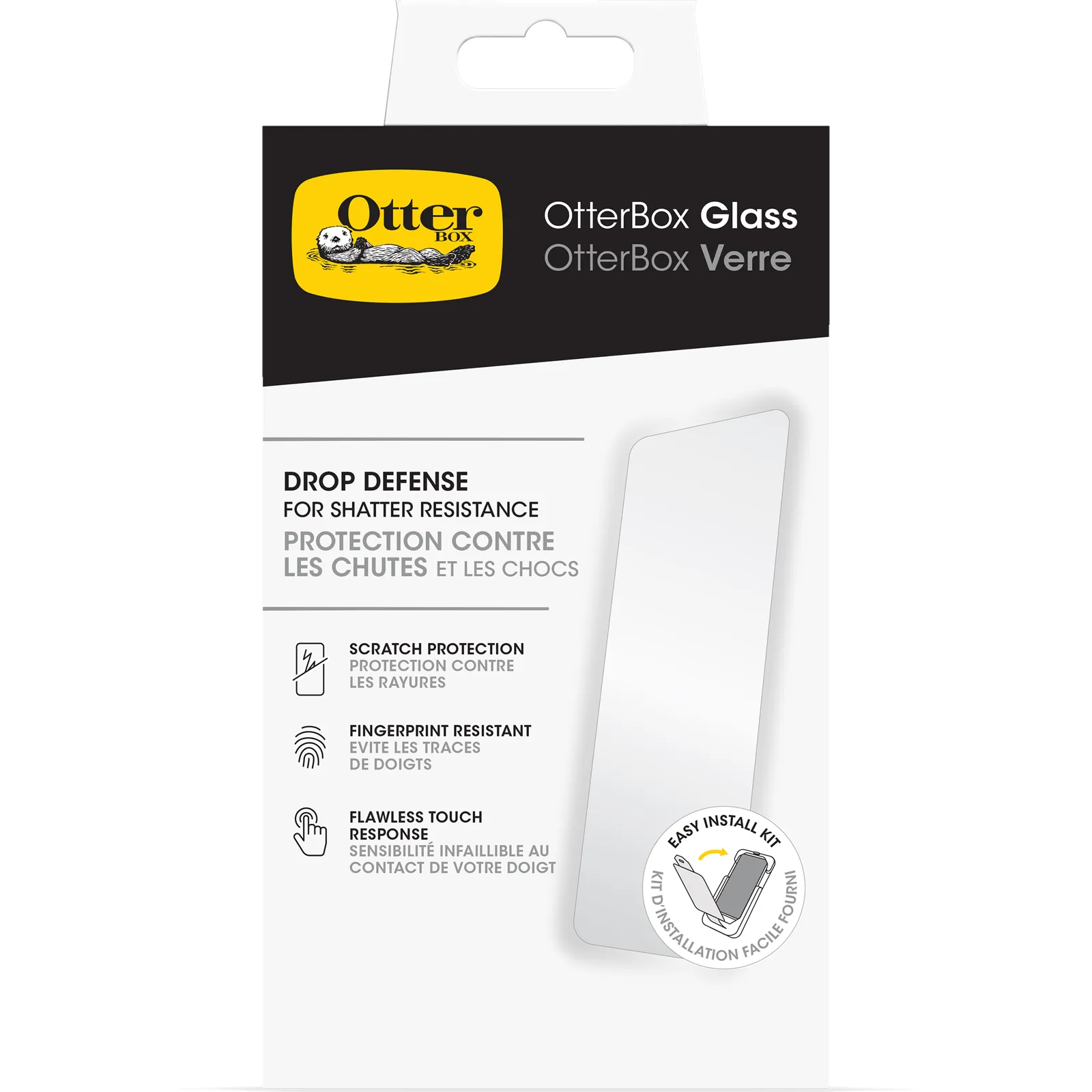 OtterBox Glass Displayschutz für iPhone 15 Pro