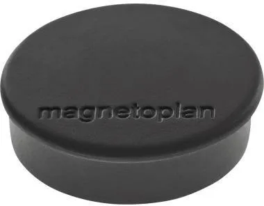 magnetoplan Magnet Discofix Mini 1664612 20mm schwarz 10 St./Pack.