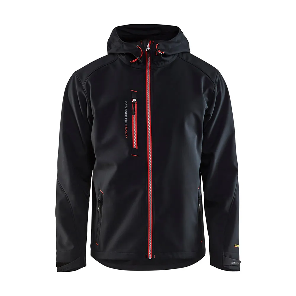 BLAKLÄDER Softshelljacke schwarz/rot (49492517)