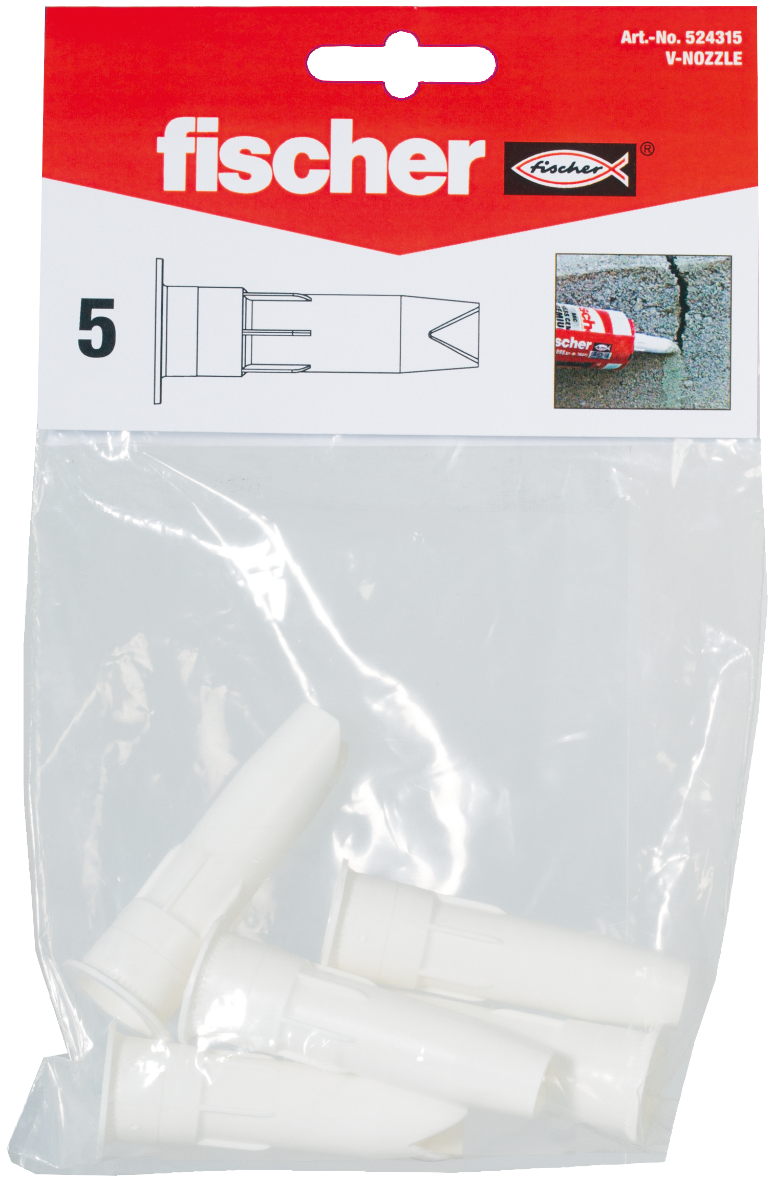 fischer V - Düse Express Cement (5 Teile)