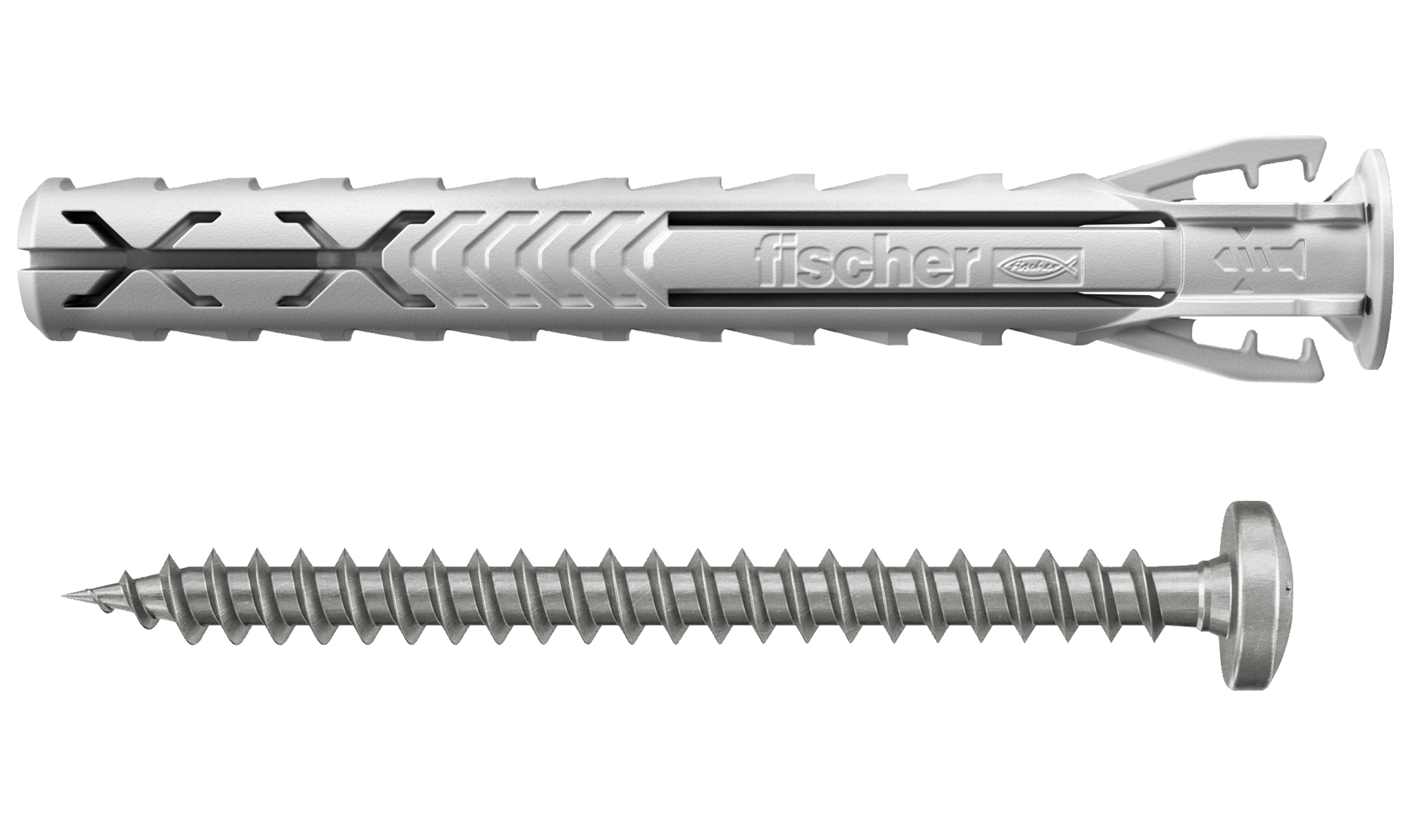fischer Spreizdübel SX Plus 8 x 65 S mit Panheadschraube nicht rostender Stahl A2