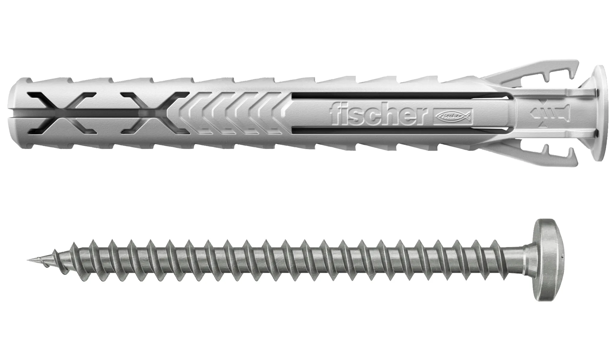 fischer Spreizdübel SX Plus 8 x 65 S mit Panheadschraube nicht rostender Stahl A2