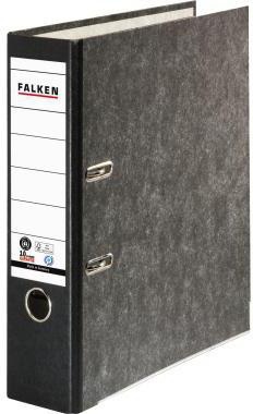 Falken Ordner S80 80024136 DIN A4 80mm RC Pappe schwarz