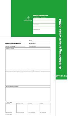 RNK Ausbildungsnachweis 5084 DIN A4 28Bl. wöchentliche Eintragung