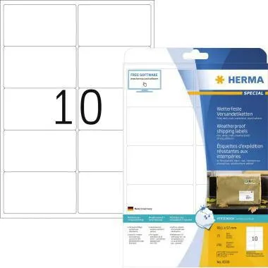 HERMA Folienetikett 8330 99,1x57mm weiß 250 St./Pack.