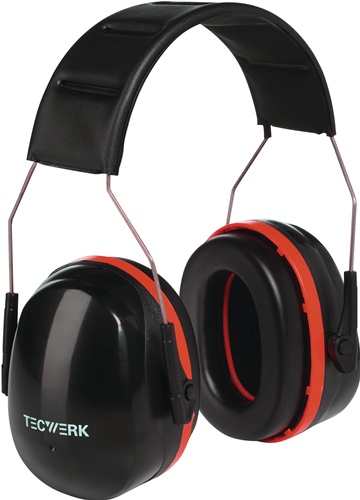 Gehörschutz SAFELINE VIII EN 352-1:2020 SNR 32 dB gepolsteter Kopfbügel TECWERK