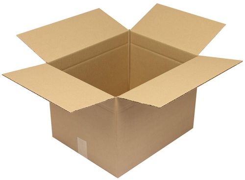 Faltkarton 1-wellig Maße 430x350x315mm Qualität 1.30 C braun TRANSPAK