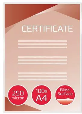 GBC Folientasche IB586040 DIN A4 250mic Polyester 100 St./Pack.