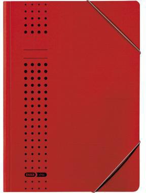 ELBA Eckspanner chic 400010059 DIN A4 150Bl. Karton rot