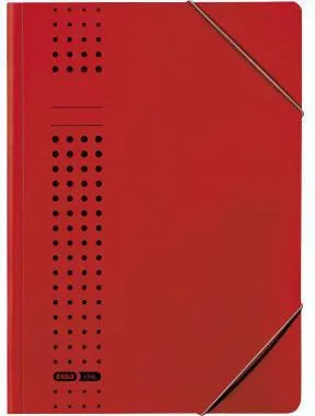 ELBA Eckspanner chic 400010059 DIN A4 150Bl. Karton rot