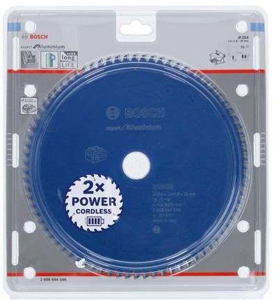 Bosch Kreissägeblatt Expert for Aluminium D.254mm Bohrung 30mm 78Zähne HLTCG