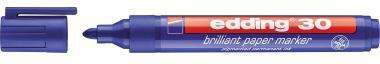 edding Pigmentmarker 30 4-30003 1,5-3mm Rundspitze blau
