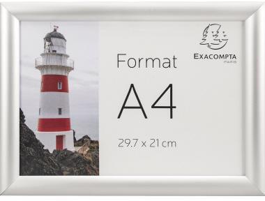 Exacompta Wandplakatrahmen 8494358D A4 Aluminium/Acryl