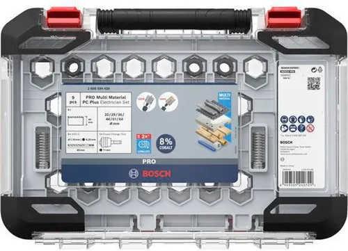 Bosch Lochsägen-Set PRO Multi Material PC Plus 9tlg. D.22-64mm Arbeits-L.44mm