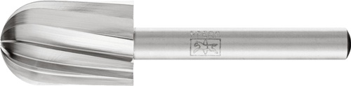 Frässtift C1625 D.16mm Kopf-L.25mm Schaft-D.6mm HSS Verz.ALU PFERD