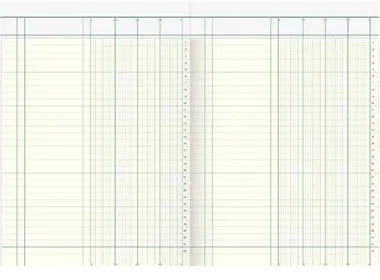 König & Ebhardt Spaltenbuch 8611041 DIN A4 4Spalten 40Blatt