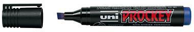 uni-ball Marker uniPROCKEY 159051 Keilspitze blau