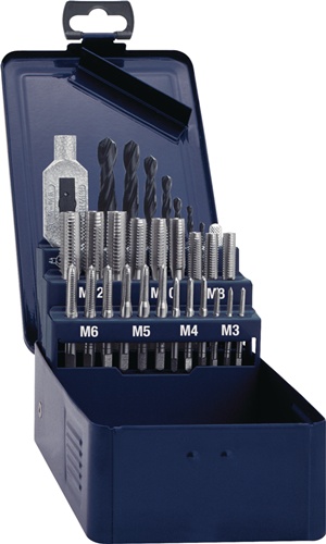 TECWERK Gewindebohrersatz DIN 352 M3-M12 29tlg.HSS 